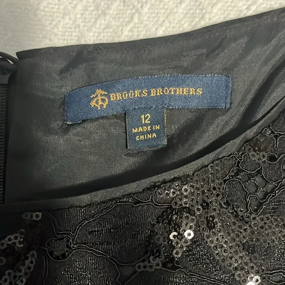 Brooks Brothers Black Peplum Cap Sleeve Blouse - Picture 5 of 13